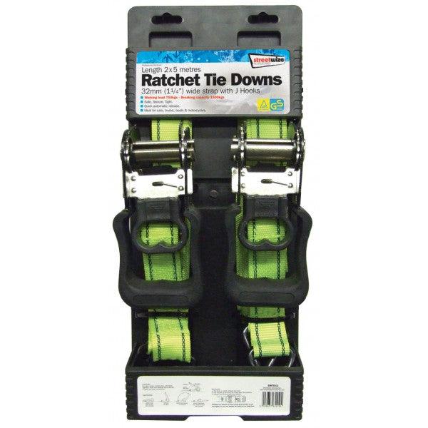 streetwize-ratchet-tie-down-straps-32mm-x-5m-pair-heavy-duty-lashing-car-builder-solutions