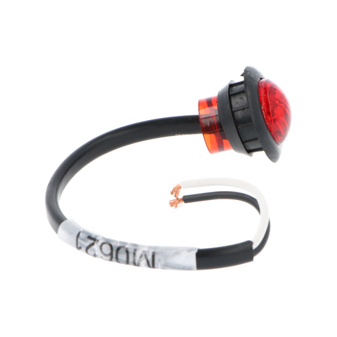 28mm LED Red Lens Red Light Pair
