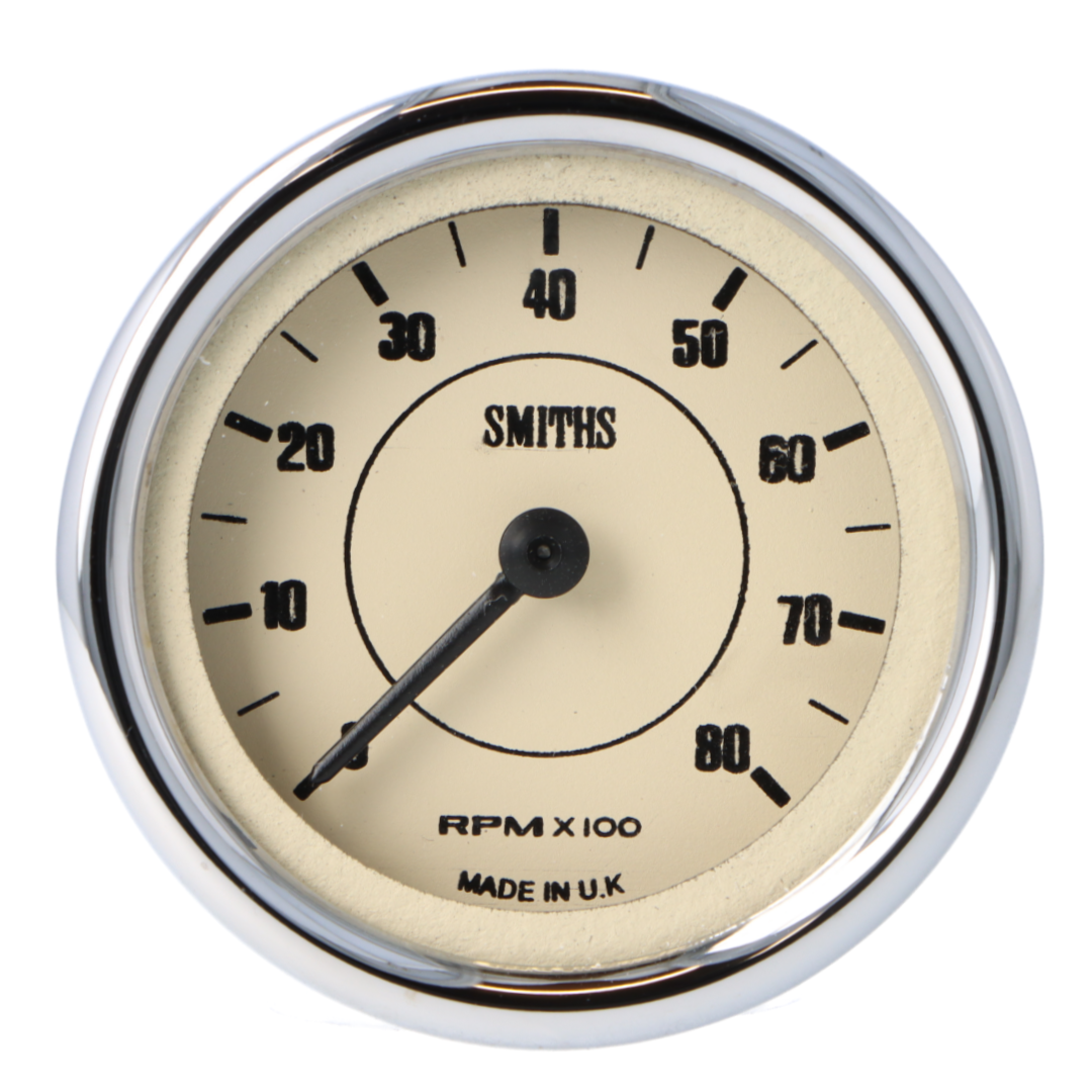 Smiths Classic 52mm Electronic Tachometer Adjustable 4 6 8 Cyl Car smiths-classic-52mm-electronic-tachometer-adjustable-4-6-8-cyl-car