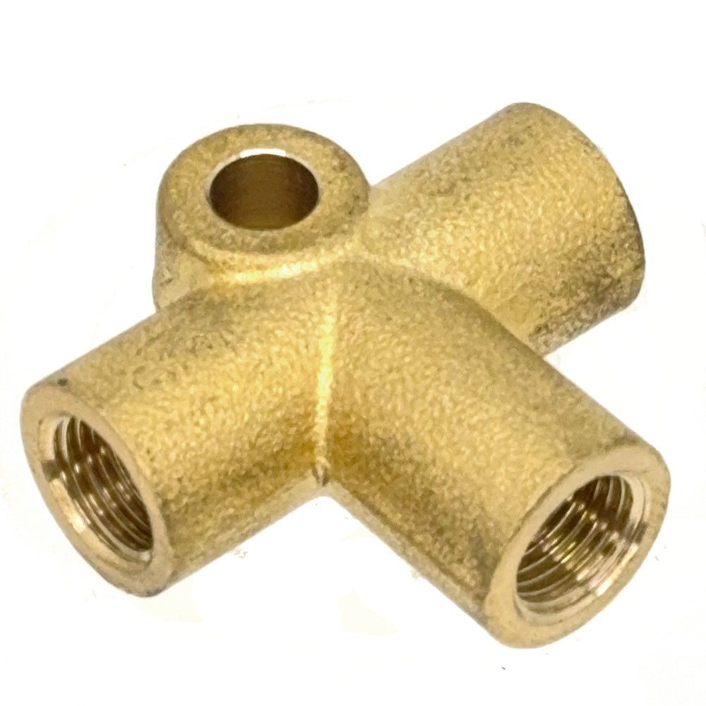 Brass Brake T Piece M10 x 1