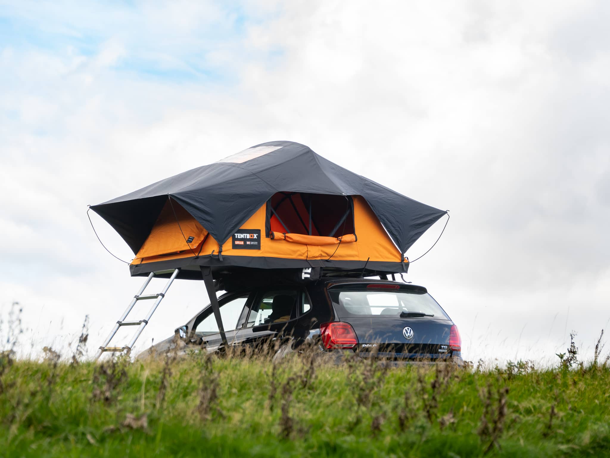 vw polo roof tent TentBox Lite XL Roof Tent – Car Builder Solutions