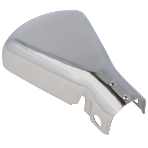 Chrome Fish Tail Exhaust Trim, Includes Clamp