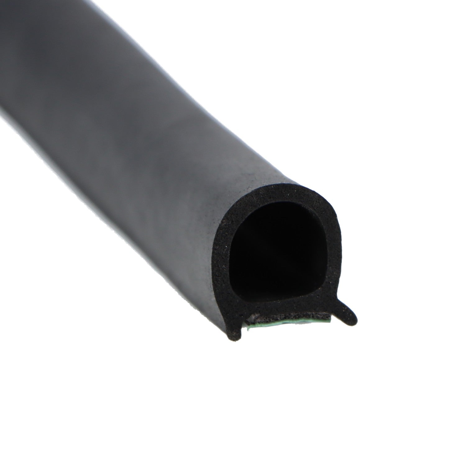 16mm x 15mm Self Adhesive Neoprene 'Eared' Rubber 'D' Section Per Metre - Car Builder Solutions