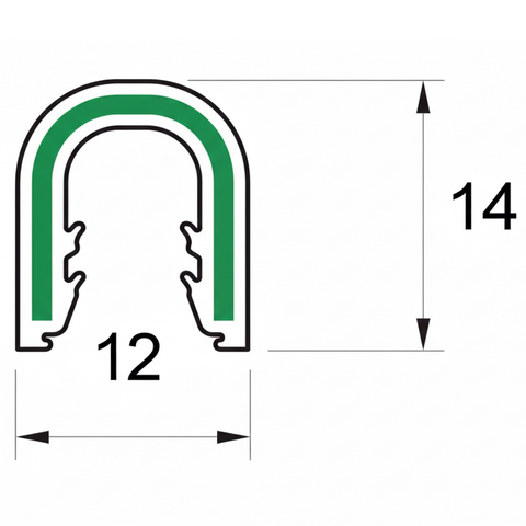 Wide Embossed PVC Edge Trim