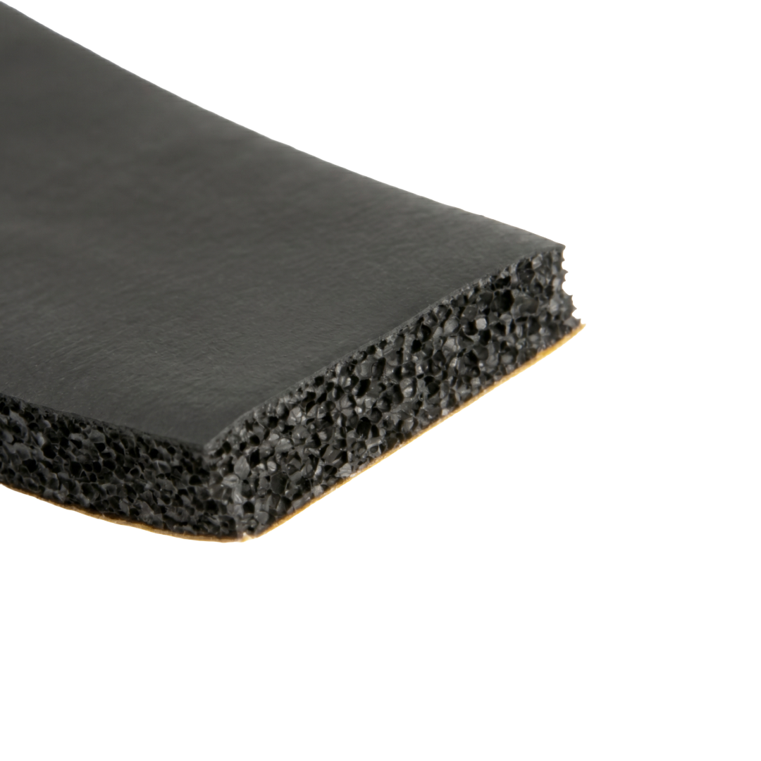 25 x 6mm Self Adhesive Foam Rubber Strip Per Metre - Car Builder Solutions