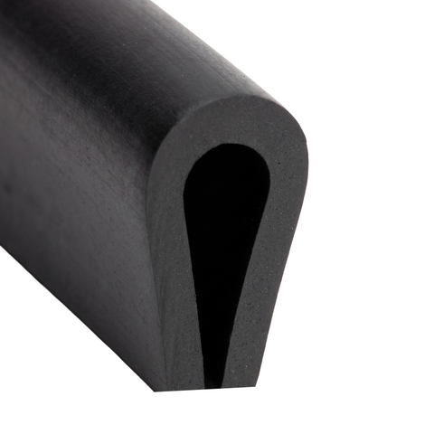 10 x 5mm Rubber U Channel For 2mm Panels Per Metre - Car Builder Solutions