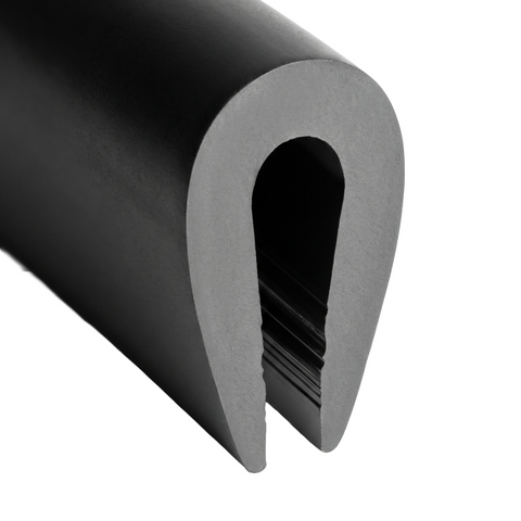 11.5 x 6mm Rubber U Channel For 3mm Panels Per Metre - Car Builder Solutions