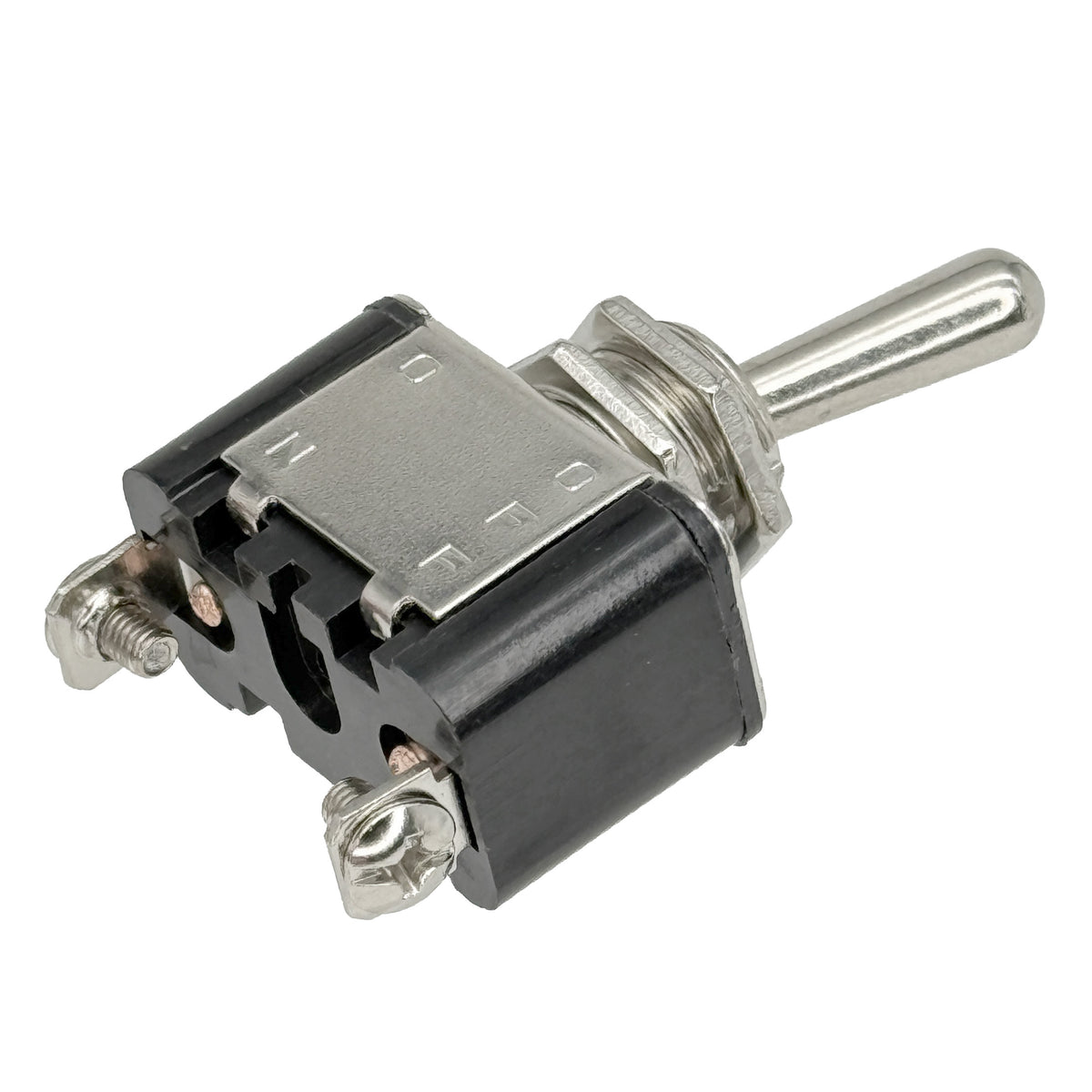 Heavy Duty Chrome Toggle Switch With Screw Terminals On-Off