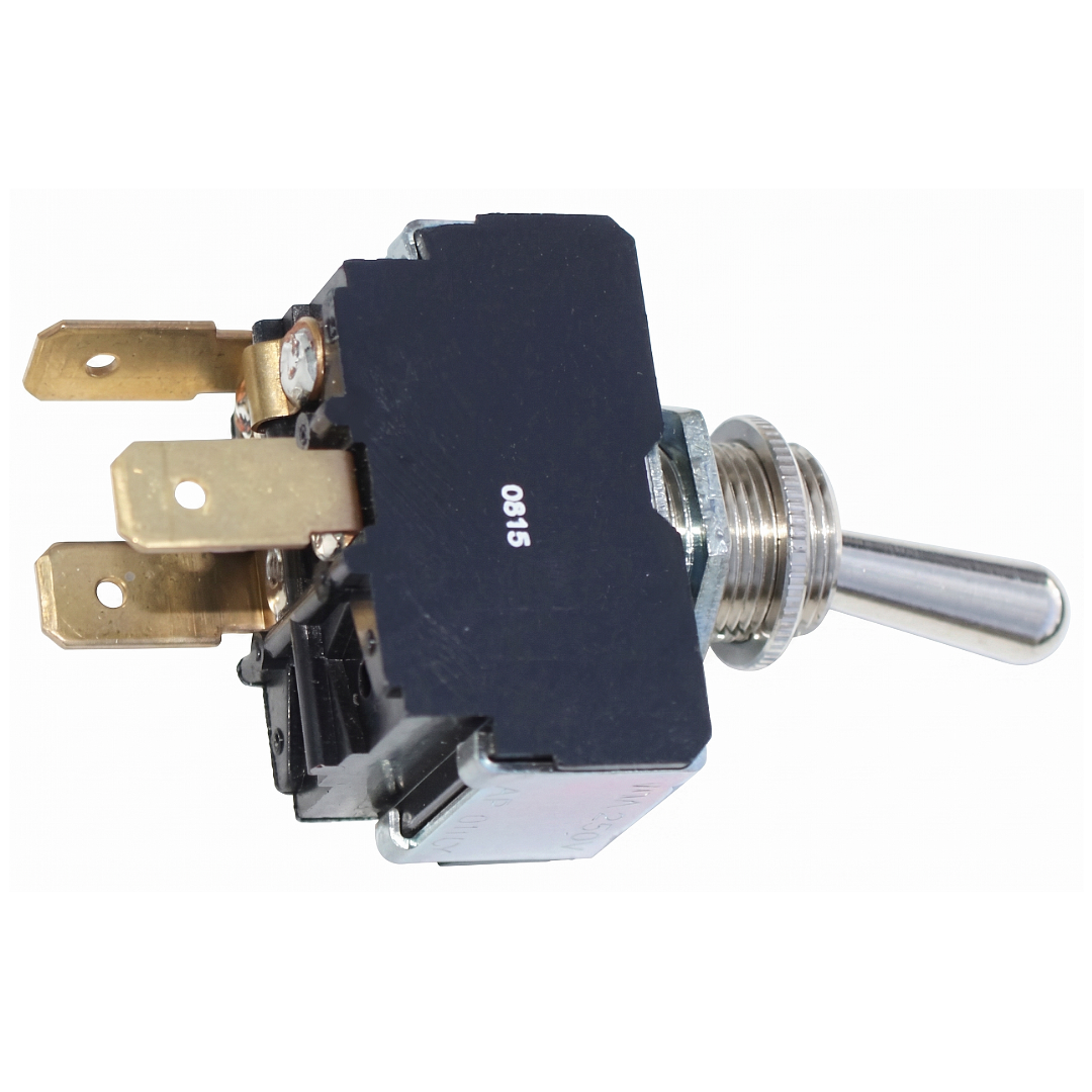 Heavy Duty Chrome Toggle Switch Off-On(1)-On(1+2) - Car Builder Solutions