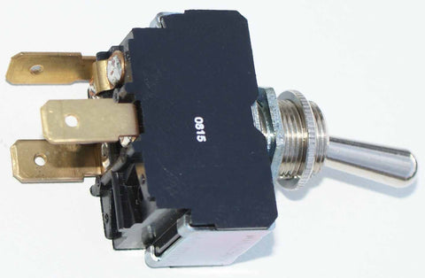 Heavy Duty Chrome Toggle Switch Off-On(1)-On(1+2)