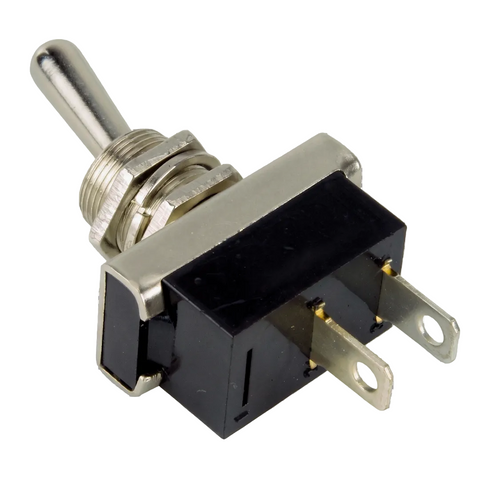 Heavy Duty Chrome Toggle Switch Off-Momentary (Spring Return) - Car Builder Solutions