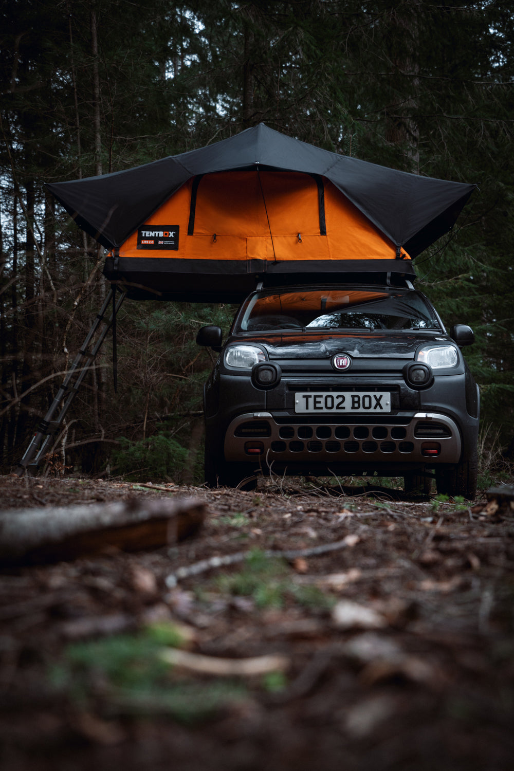 fiat panda 4x4 roof tent TentBox Lite XL Roof Tent – Car Builder Solutions