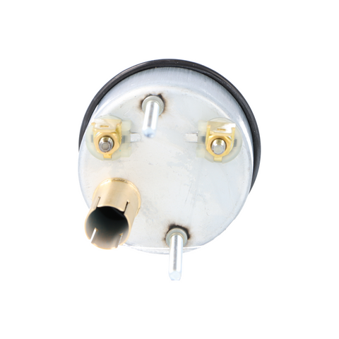 Smiths Voltmeter 52mm - 1/2 Round Chrome Bezel - Black Face