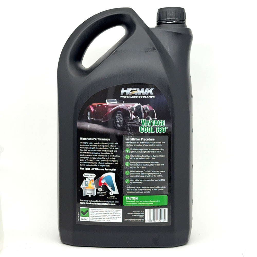 5 LITRES HAWK WATERLESS COOLANT VINTAGE COOL #VINCL5L Car Builder Solutions