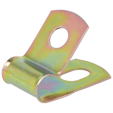 Vintage Style  Wide ZINC & Gold Plated P-Clips 6mm Pack of 5