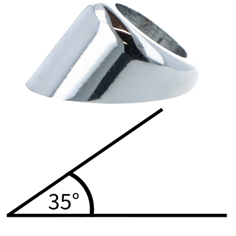 Chrome Windscreen Wiper Wheelbox Ferrule Kit 35 degree