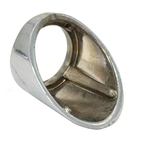 Chrome Windscreen Wiper Wheelbox Ferrule 45 degree