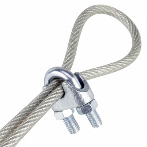 Wire and Cable Clamp for up to 10mm Diameter Cable