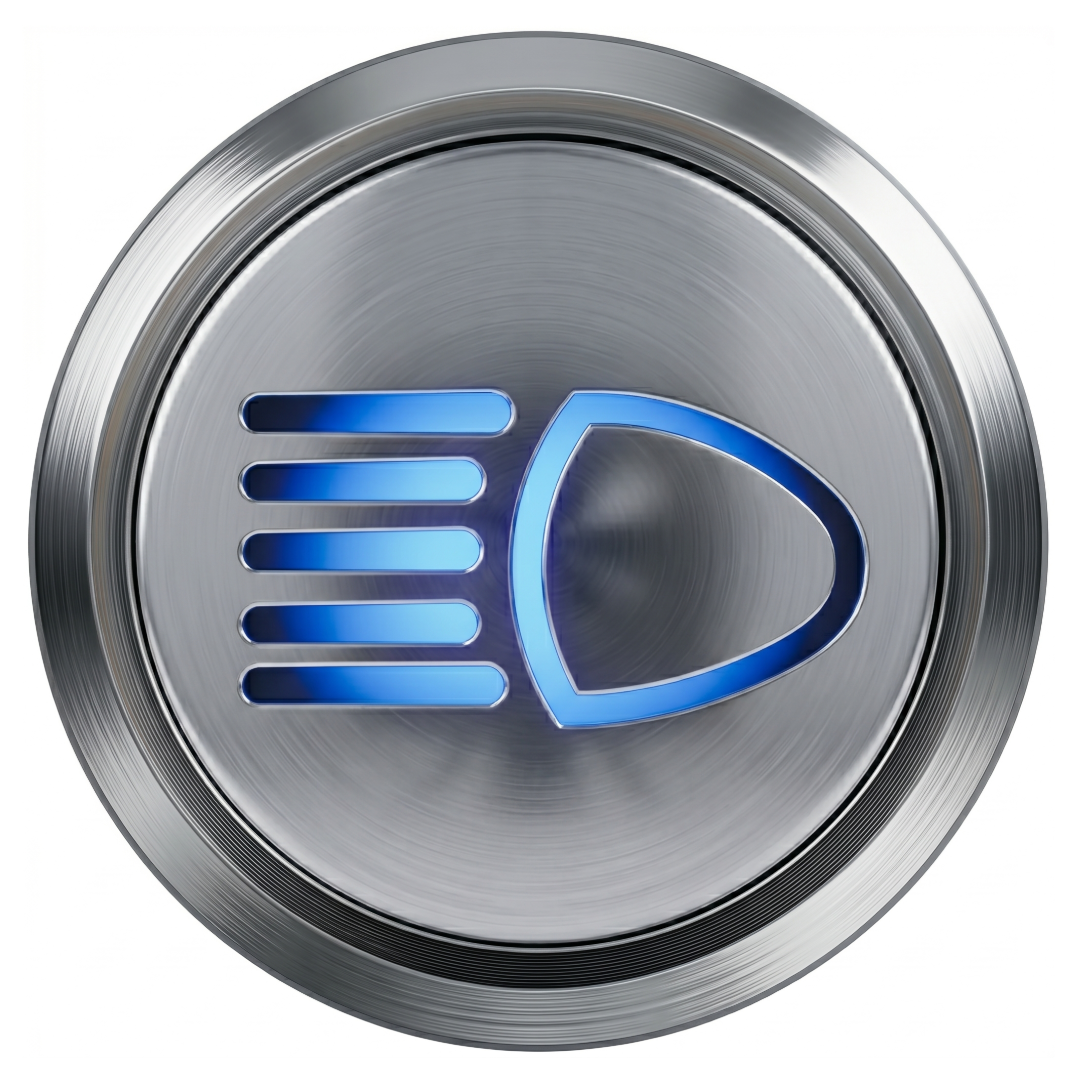 Flush Bezel Chrome LED Warning Light Beam - Car Builder Solutions