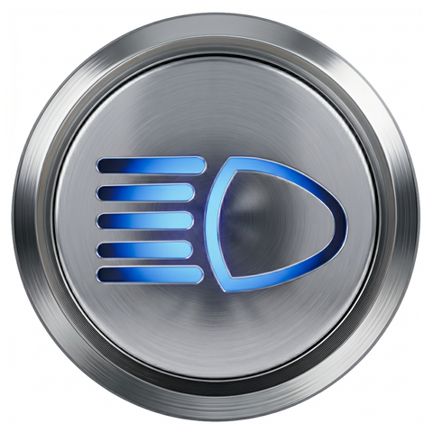 Flush Bezel Chrome LED Warning Light Beam - Car Builder Solutions