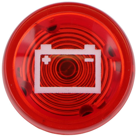 Plain Bezel Warning Light Series.  Choose Symbol