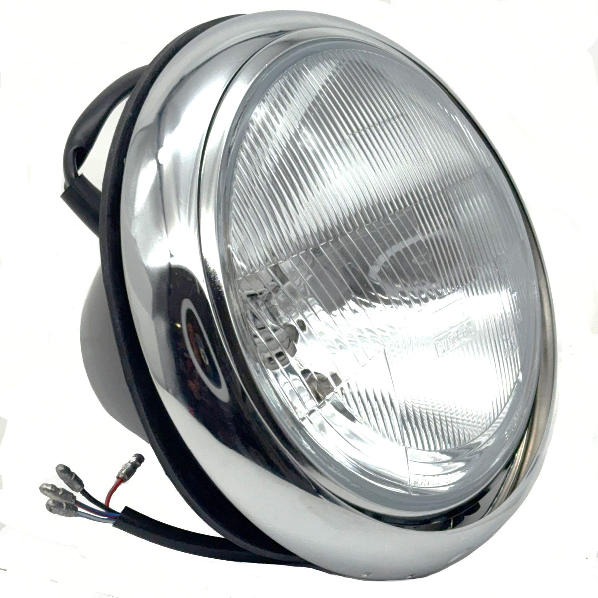 7" Quadoptic Lens and Nest  with Chrome Bezel and Chrome Rim