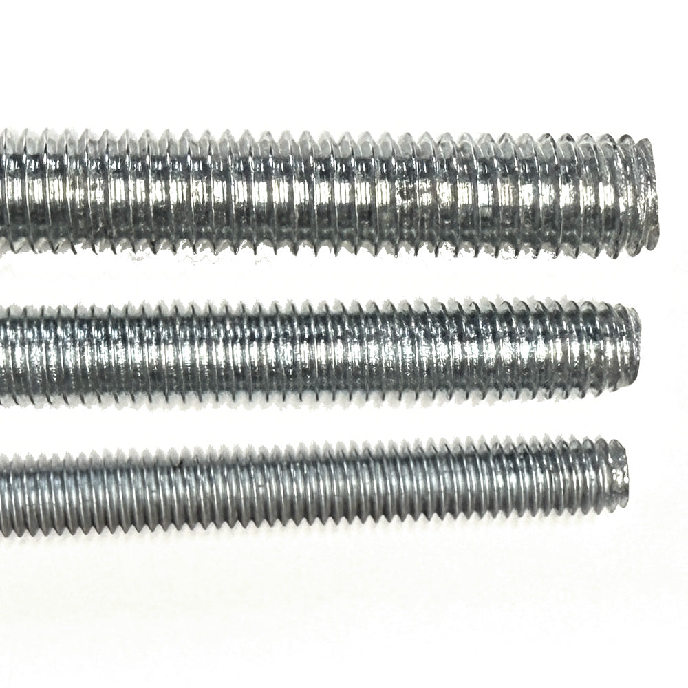 M10 Zinc Plated Steel Studding 5 x 1 mtrs + 25 Nuts