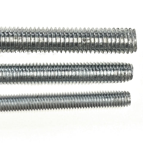 M10 Zinc Plated Steel Studding 5 x 1 mtrs + 25 Nuts