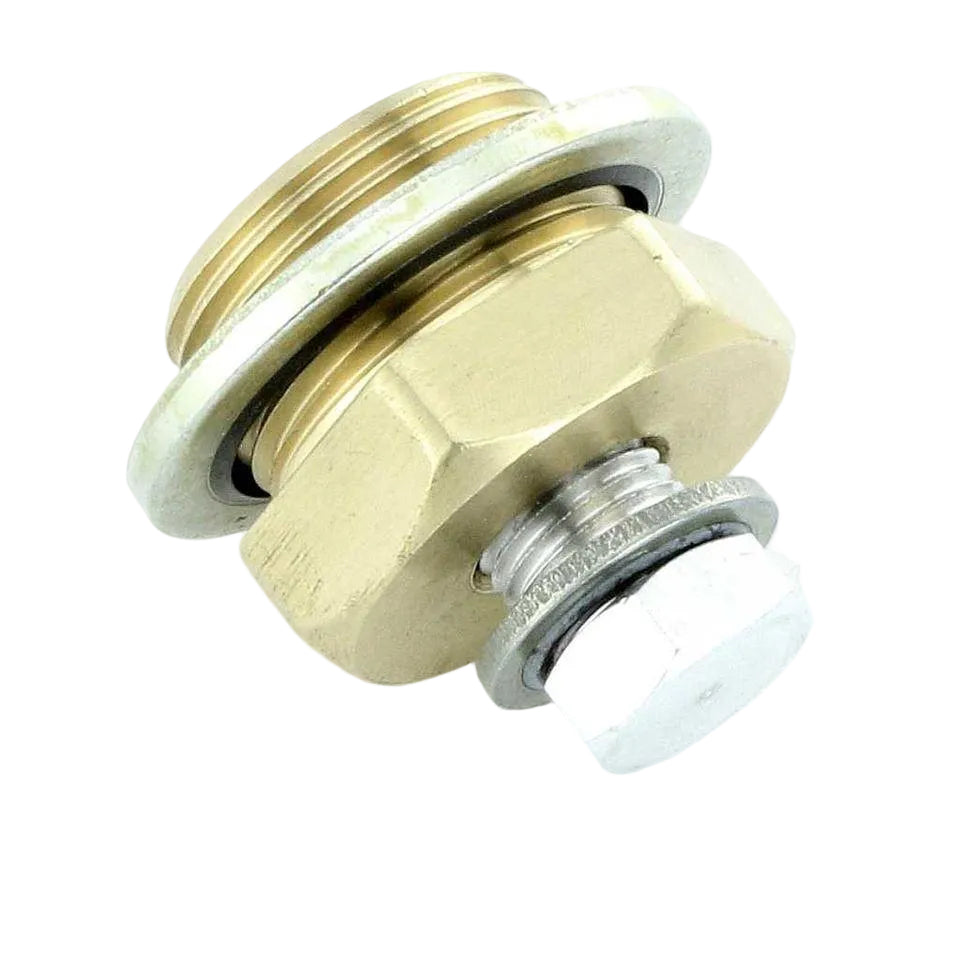 M10 Radiator Plug Brass Adapter M22 to M10 x 1mm with Plug | ADAPT15 | For Radiator ...