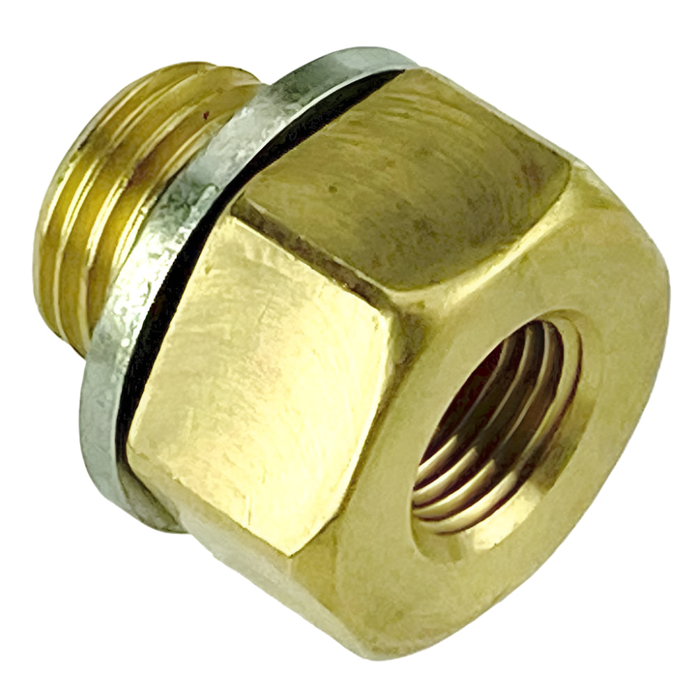 AN To BSP Straight Adapter Fitting – AN4 To AN12 Male To 1/8 To 3/4 BSPP, Aluminum Alloy (Black/Blue/Silver)