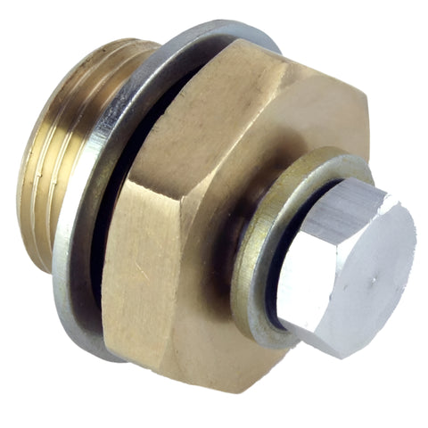 Brass Adapter M20 - M10 x 1mm With Plug - Car Builder Solutions