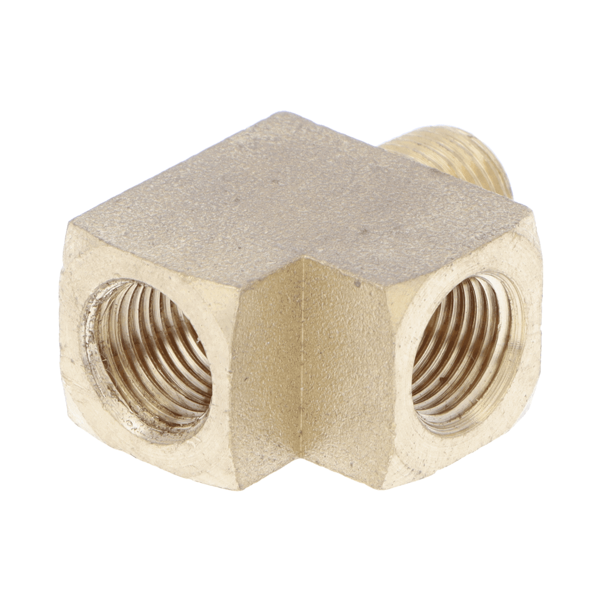 Brass 'Tee' Adapter 1/8 NPT Male to Two 1/8 NPT Female - Car Builder Solutions