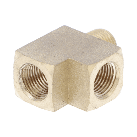 Brass 'Tee' Adapter 1/8 NPT Male to Two 1/8 NPT Female - Car Builder Solutions