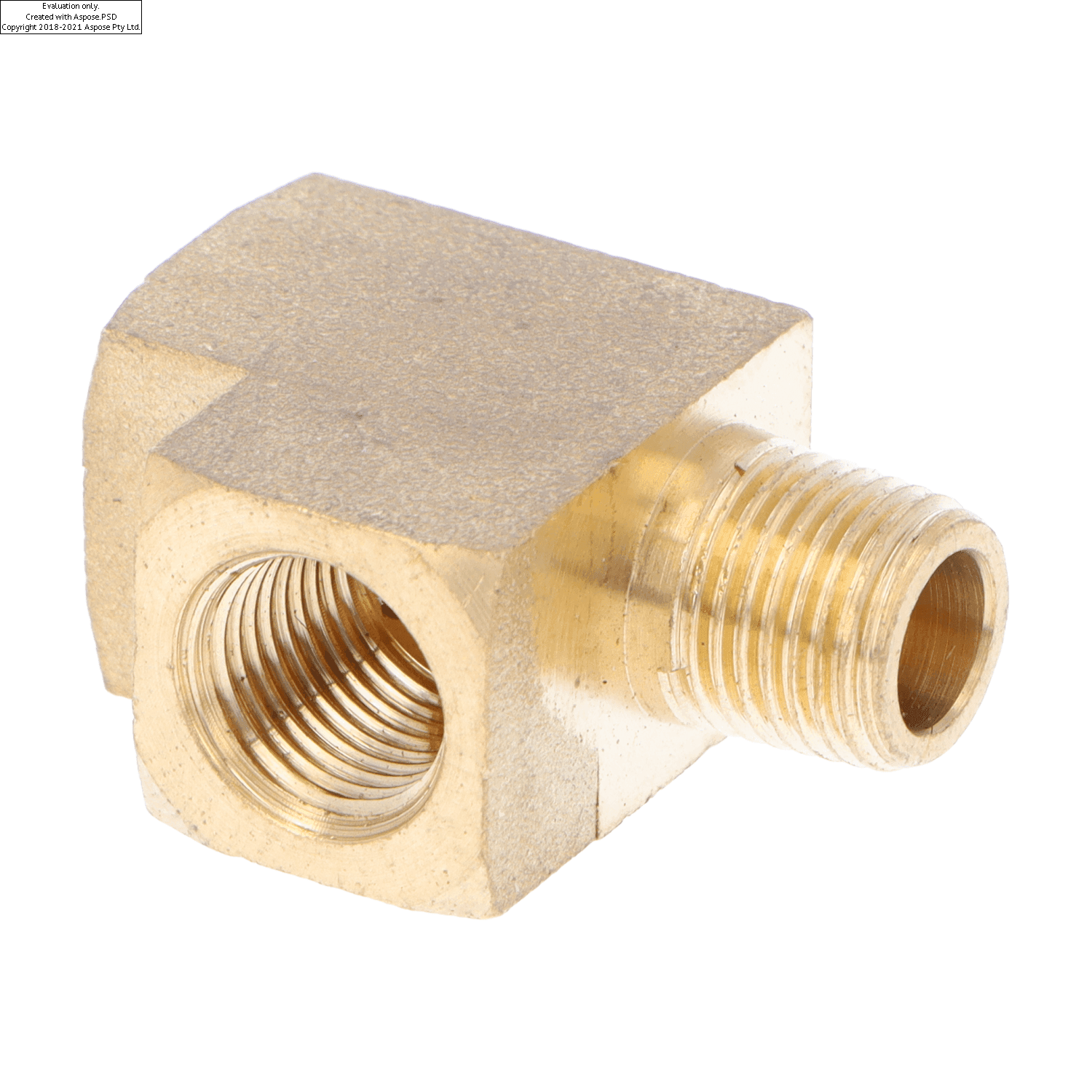 Brass 'Tee' Adapter 1/8 NPT Male to Two 1/8 NPT Female - Car Builder Solutions