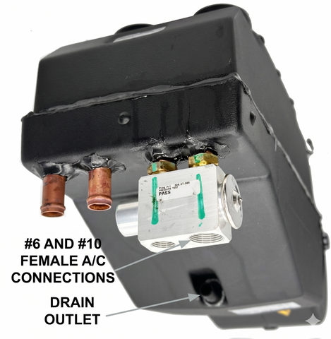 Heating and Air Conditioning Kit With Vertical Outlets - Car Builder Solutions