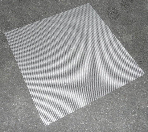 Flattened Expanded Aluminium Mesh 600 x 600mm Small Aperture - Car Builder Solutions