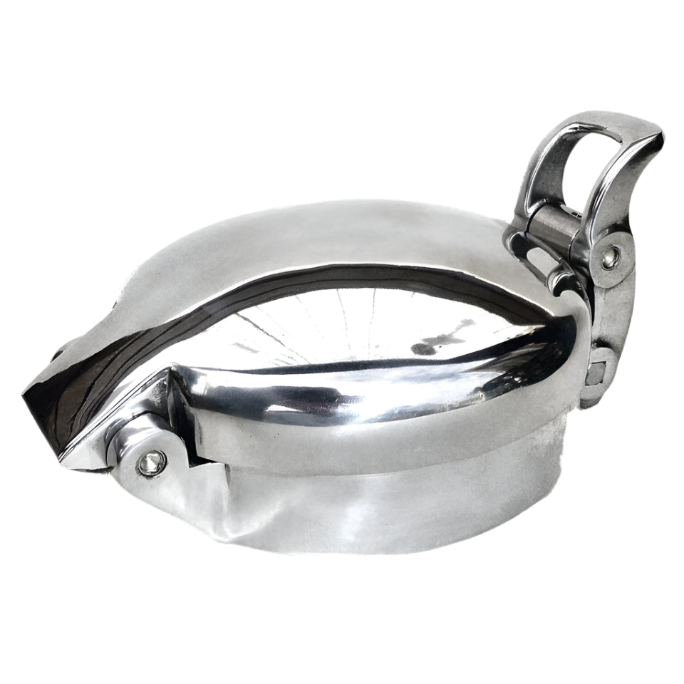 3 1/2" BSP Aston Polished Alloy Roller Catch Fuel Cap - Car Builder Solutions