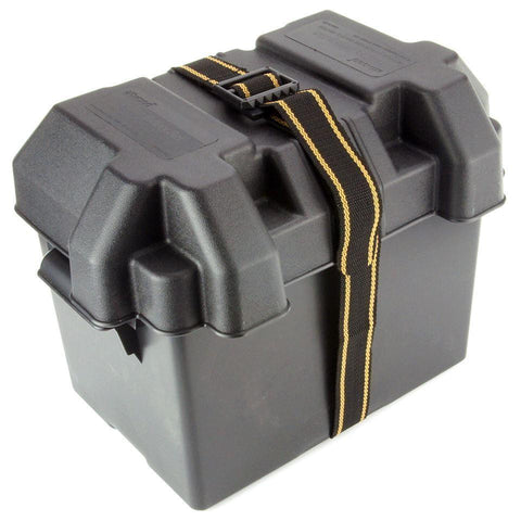Moulded Black ABS Battery Box 358mm - Car Builder Solutions