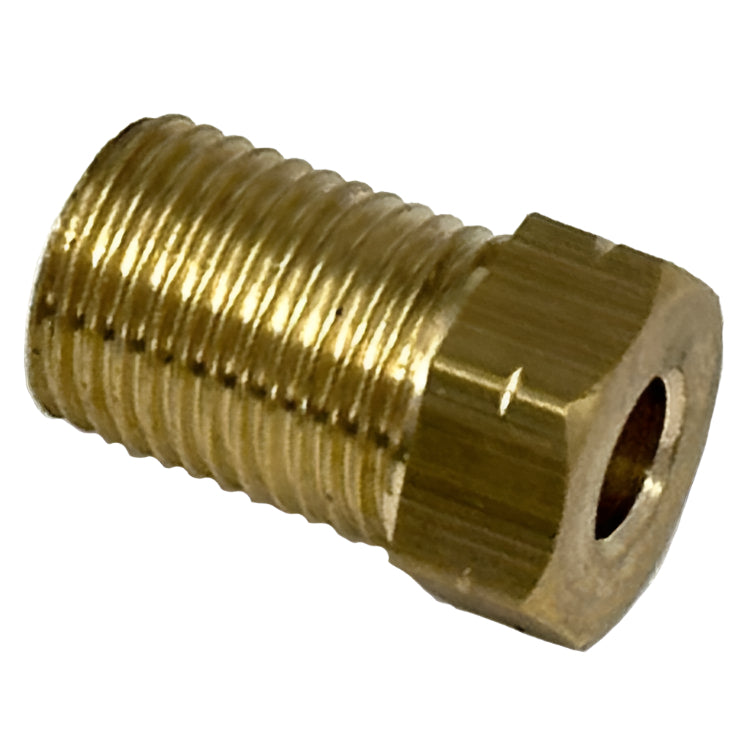 Brass M10 x 1 Single Short Male Brake Union - Car Builder Solutions