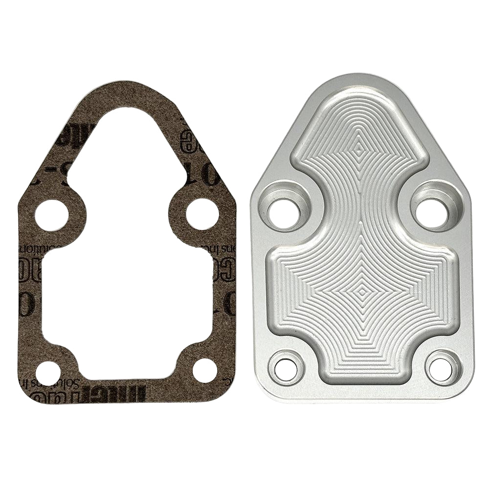 Allstar Performance ALL40306 - SBC F/P Block Off Plate Black Allstar Performance ALL40306 - SBC F/P Block Off Plate Black