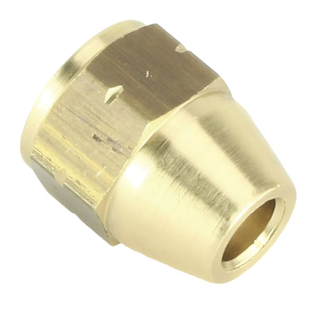 M12 x 1mm Brass Tube Nut Female For 1/4" Tube - Car Builder Solutions