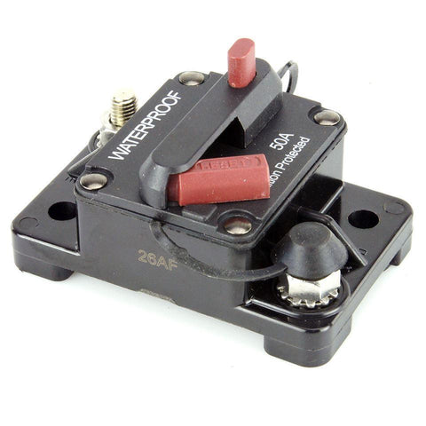50 Amp Surface Mount CIrcuit Breaker - Car Builder Solutions