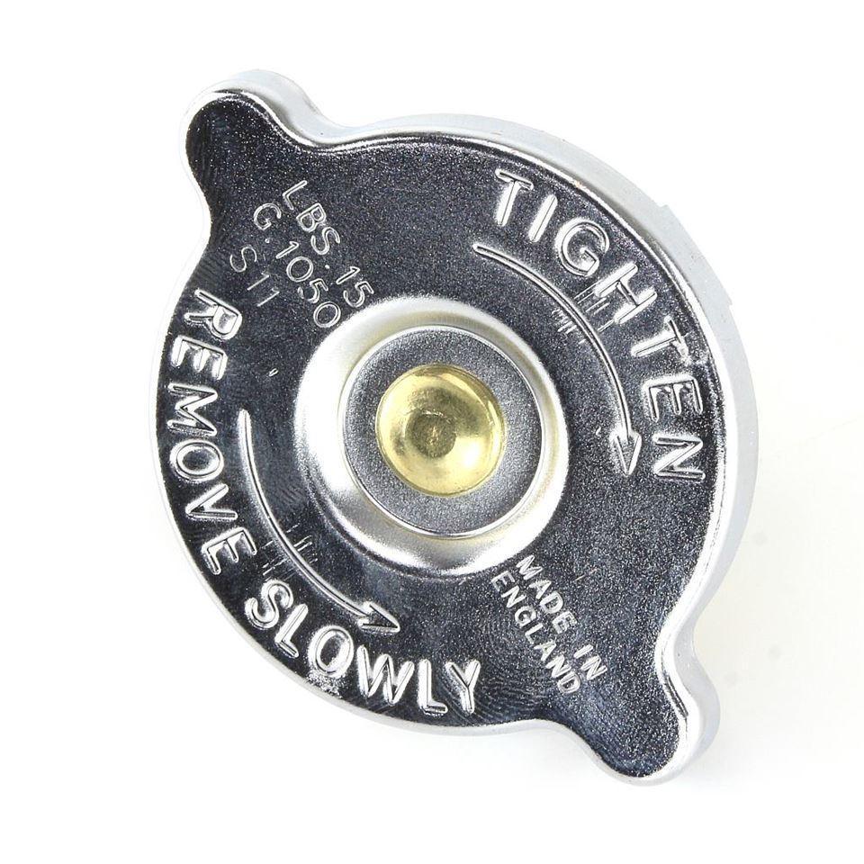 Radiator Cap (CHROME) Steel Upper Seal 15lb - Car Builder Solutions