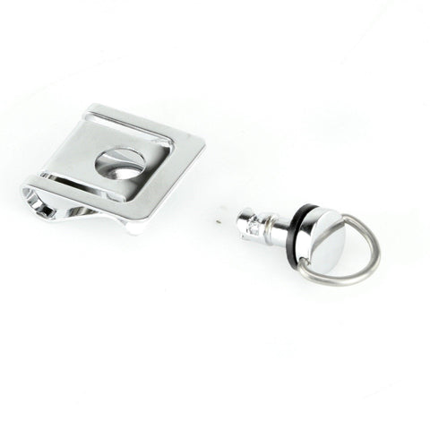 Chrome Quarter Turn Fastener for 4mm Top Panels - Car Builder Solutions