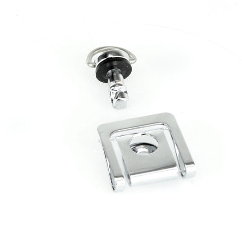 Chrome Quarter Turn Fastener for 4mm Top Panels - Car Builder Solutions