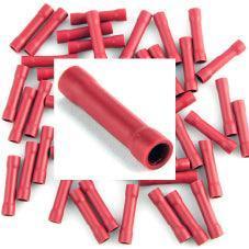 Pre Insulated Red Crimp Joiner. Pack of 50 - Car Builder Solutions