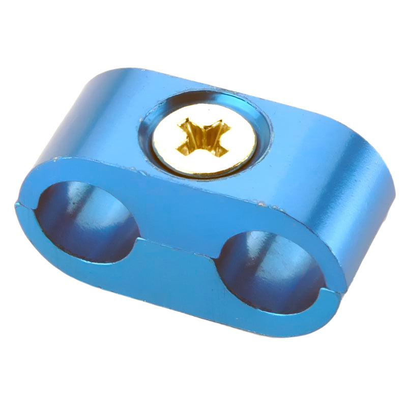 2 Way 8mm Cable or Hose Separator Blue - Car Builder Solutions