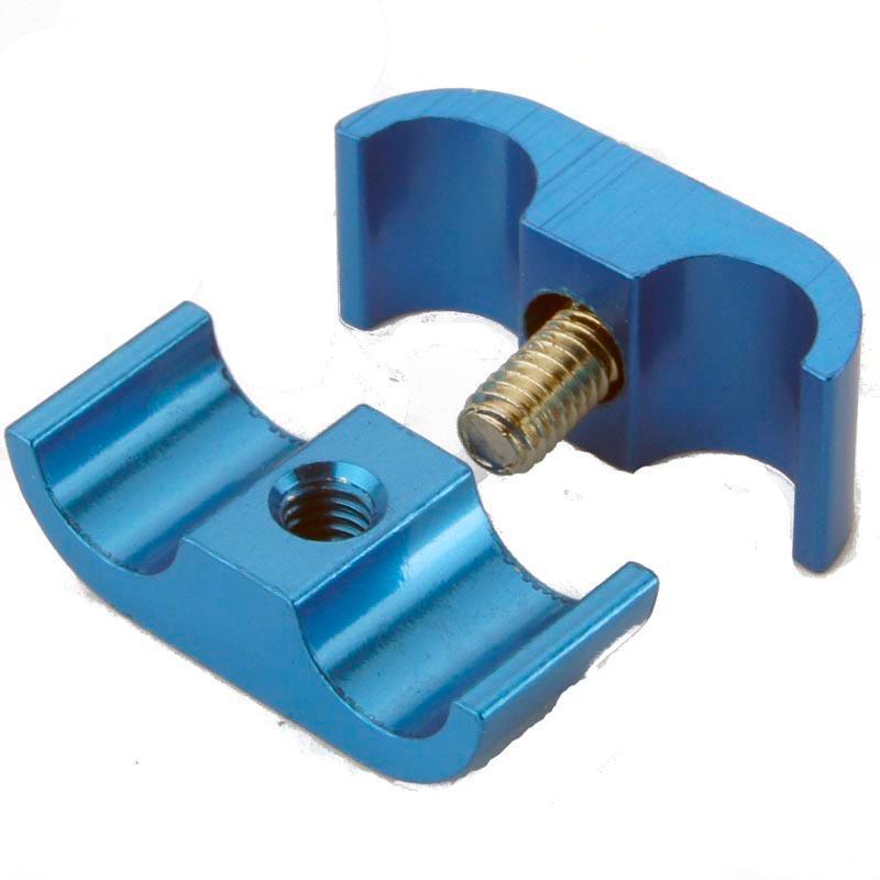 2 Way 8mm Cable or Hose Separator Blue - Car Builder Solutions
