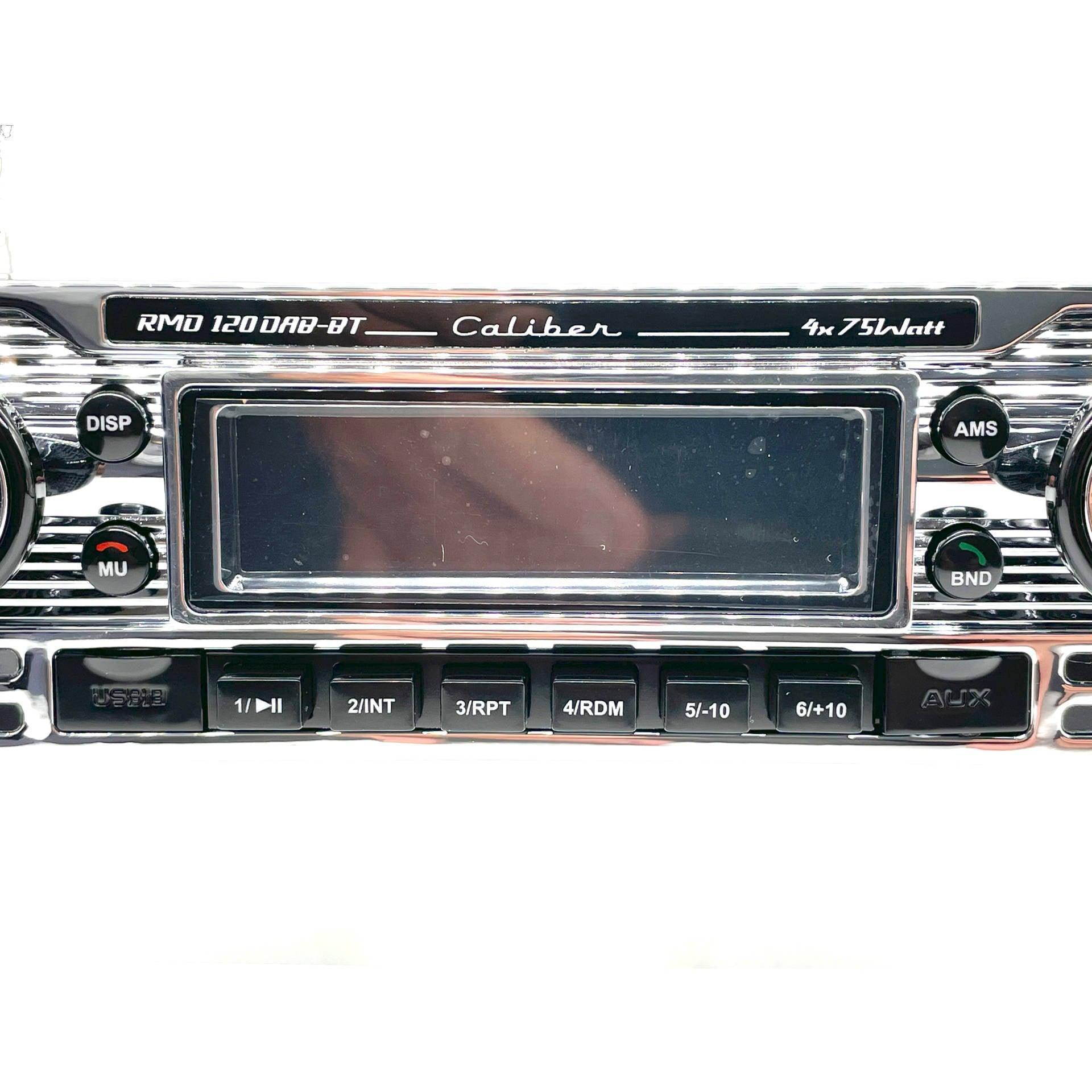 Classic Style DAB FM Radio Chrome Facia - Car Builder Solutions