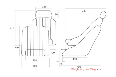 Cobra Classic Bucket Seat
